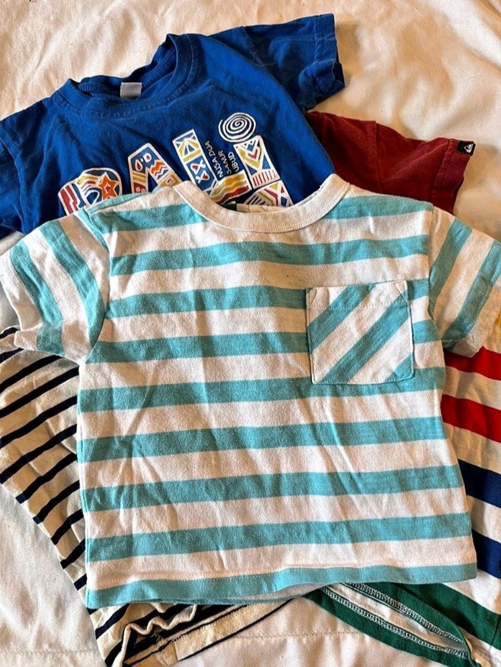 Bundle of 5 Baby shirts sizing form 3-9 months